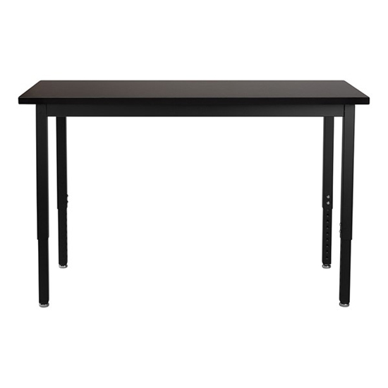 Adjustable-Height Steel Frame Science Lab Table