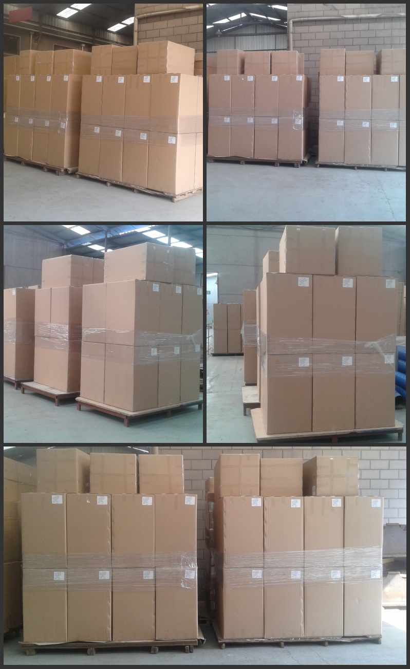 packing for laboratory furniture unit base cabinets in full container