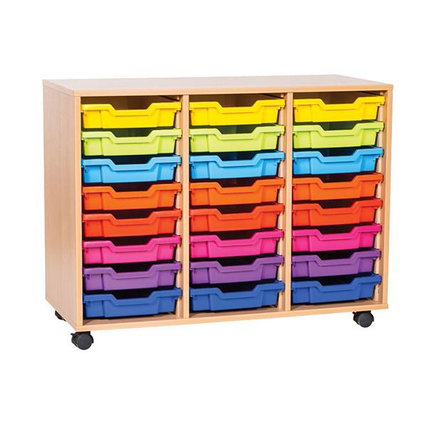 China Mobile Storage Unit with 24 Trays
